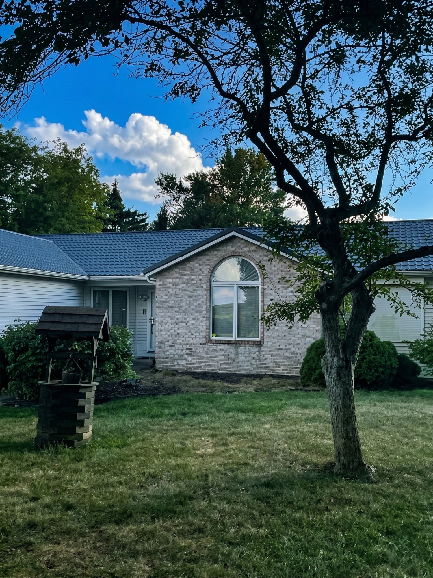 After — new metal roof